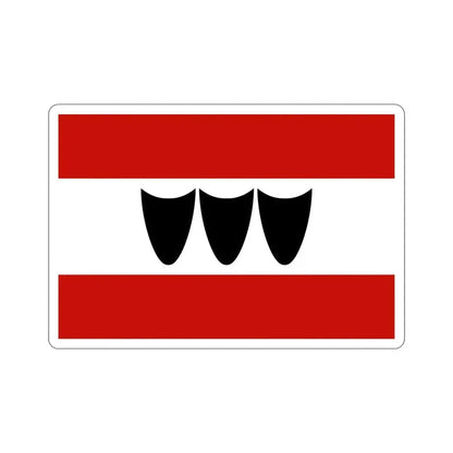 Flag of Třebíč Czech Republic STICKER Vinyl Die-Cut Decal 6 Inch - The Sticker Space