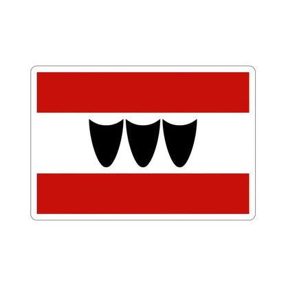 Flag of Třebíč Czech Republic STICKER Vinyl Die-Cut Decal 6 Inch - The Sticker Space