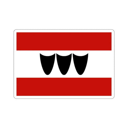 Flag of Třebíč Czech Republic STICKER Vinyl Die-Cut Decal - The Sticker Space