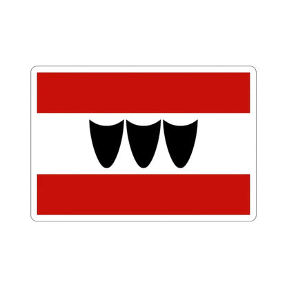 Flag of Třebíč Czech Republic STICKER Vinyl Die-Cut Decal - The Sticker Space