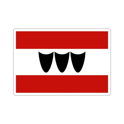 Flag of Třebíč Czech Republic STICKER Vinyl Die-Cut Decal - The Sticker Space