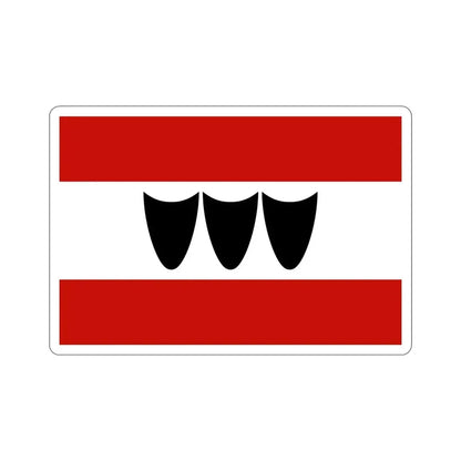 Flag of Třebíč Czech Republic STICKER Vinyl Die-Cut Decal - The Sticker Space