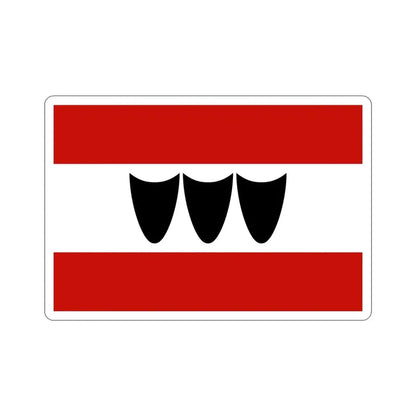 Flag of Třebíč Czech Republic STICKER Vinyl Die-Cut Decal - The Sticker Space