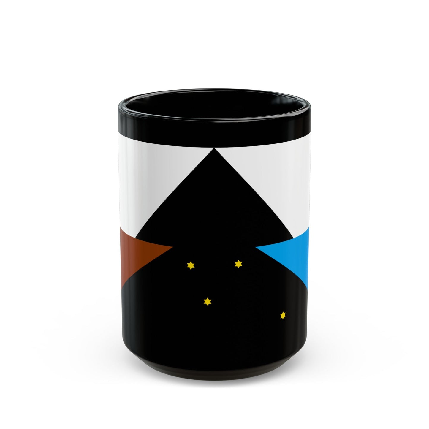 Flag of Tehuelche people - Black Coffee Mug-15oz-The Sticker Space