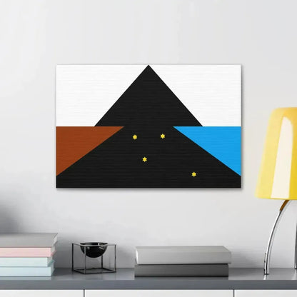 Flag of Tehuelche people - Canvas Wall Art - The Sticker Space