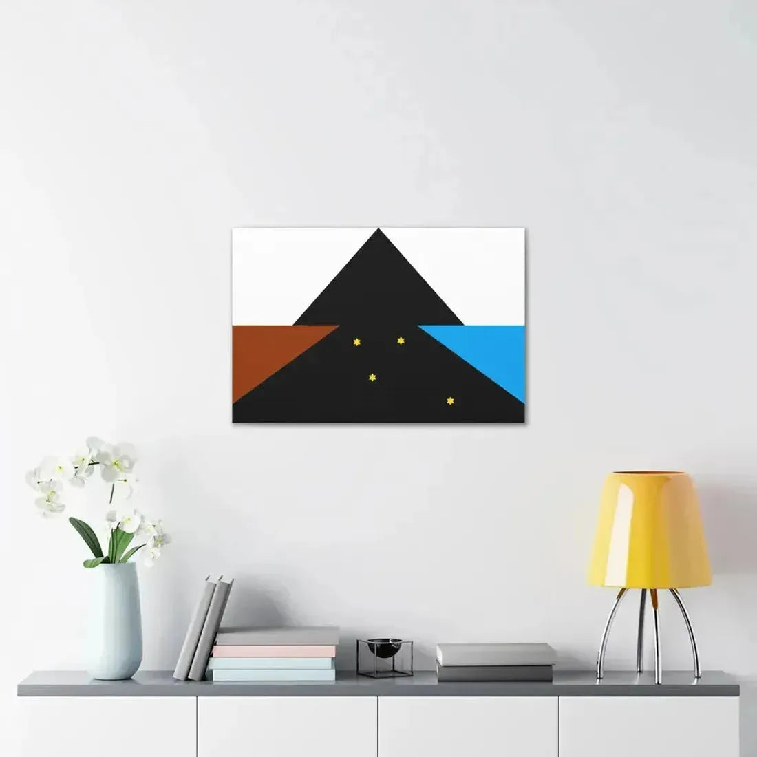 Flag of Tehuelche people - Canvas Wall Art - The Sticker Space