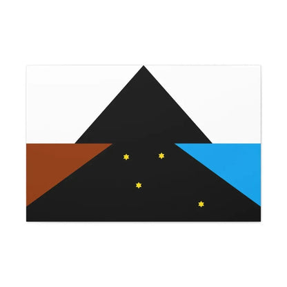 Flag of Tehuelche people - Canvas Wall Art - The Sticker Space