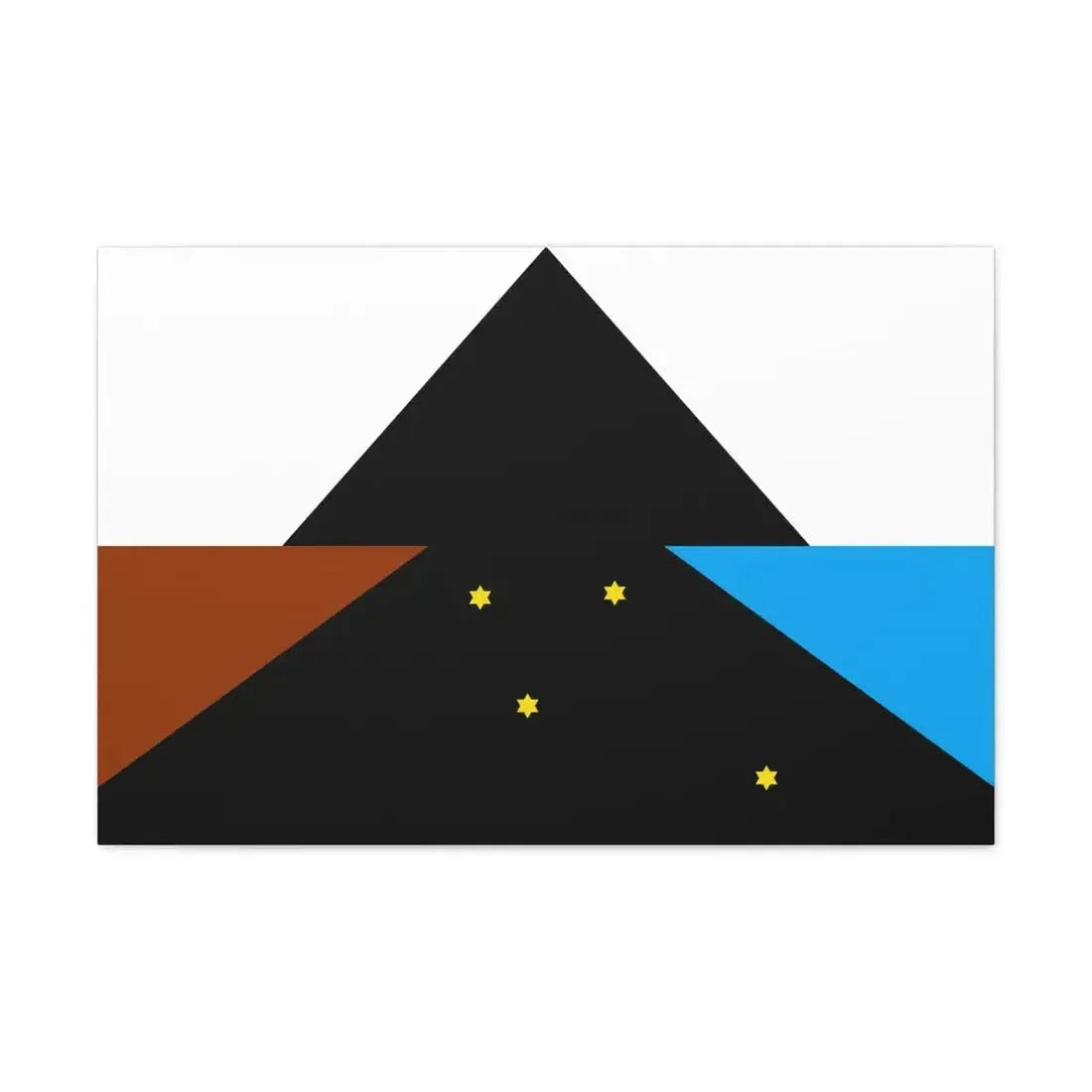 Flag of Tehuelche people - Canvas Wall Art - The Sticker Space