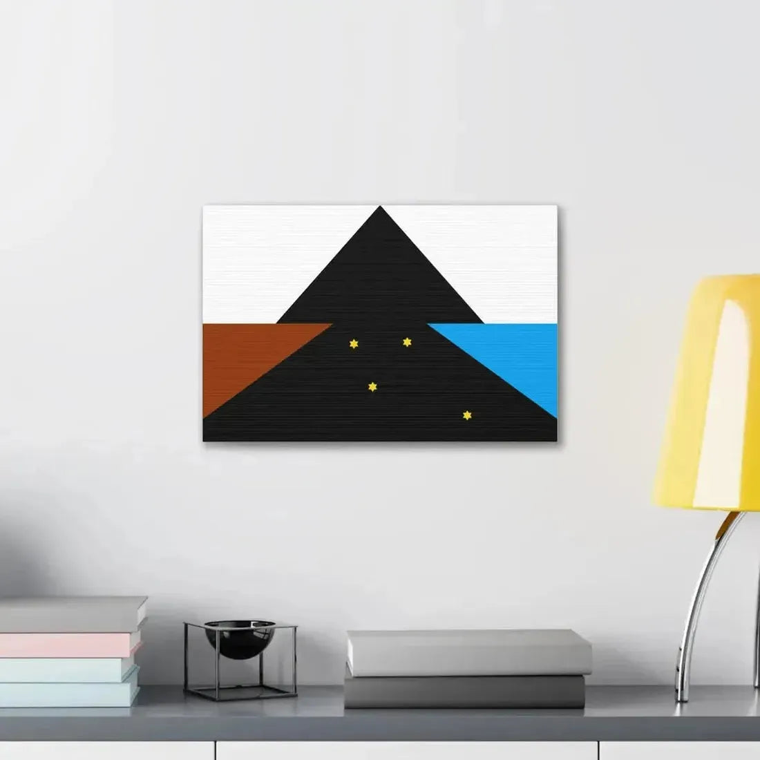 Flag of Tehuelche people - Canvas Wall Art - The Sticker Space