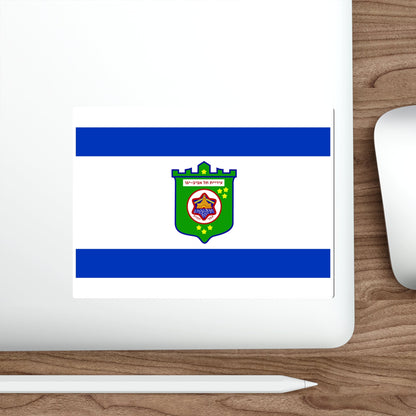 Flag of Tel Aviv Israel STICKER Vinyl Die-Cut Decal-The Sticker Space