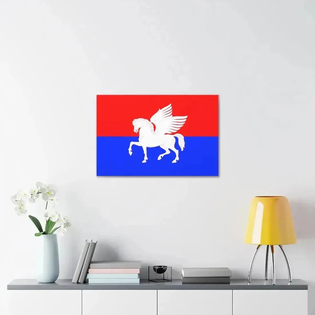 Flag of Telavi Georgia - Canvas Wall Art - The Sticker Space