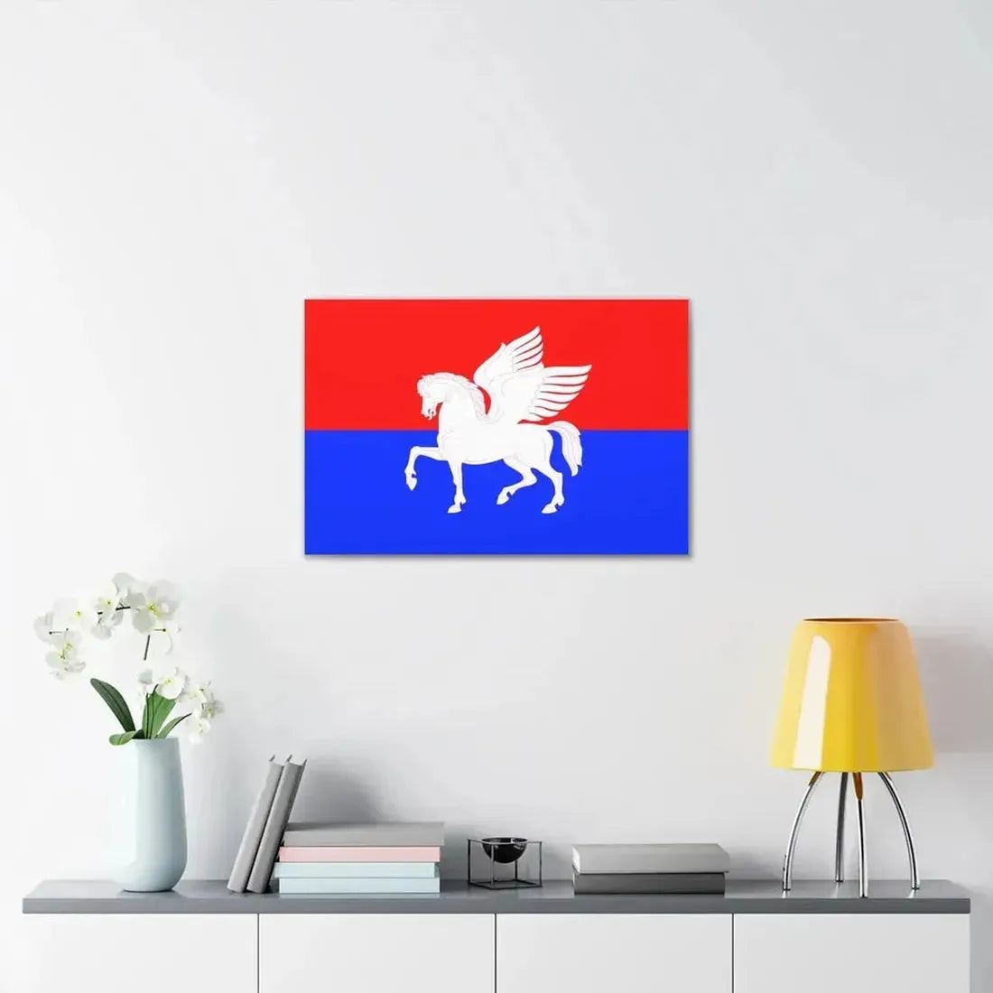 Flag of Telavi Georgia - Canvas Wall Art - The Sticker Space