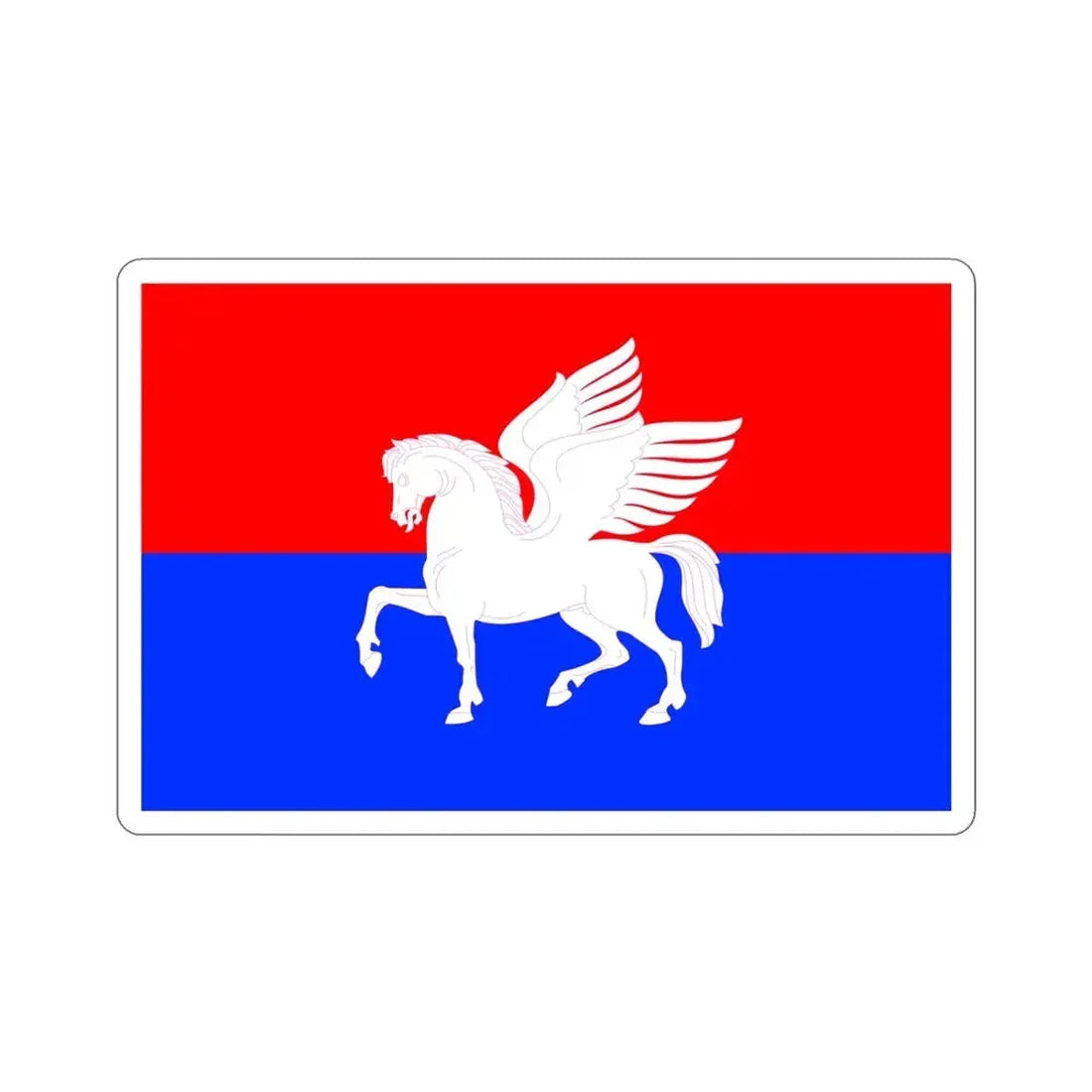 Flag of Telavi Georgia STICKER Vinyl Die-Cut Decal 5 Inch - The Sticker Space