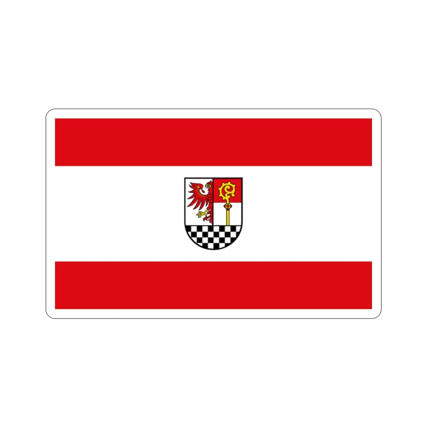 Flag of Teltow Fläming Germany STICKER Vinyl Die-Cut Decal-2 Inch-The Sticker Space