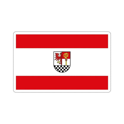 Flag of Teltow Fläming Germany STICKER Vinyl Die-Cut Decal 6 Inch - The Sticker Space