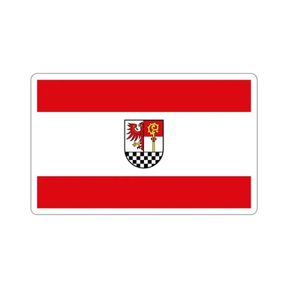 Flag of Teltow Fläming Germany STICKER Vinyl Die-Cut Decal 6 Inch - The Sticker Space