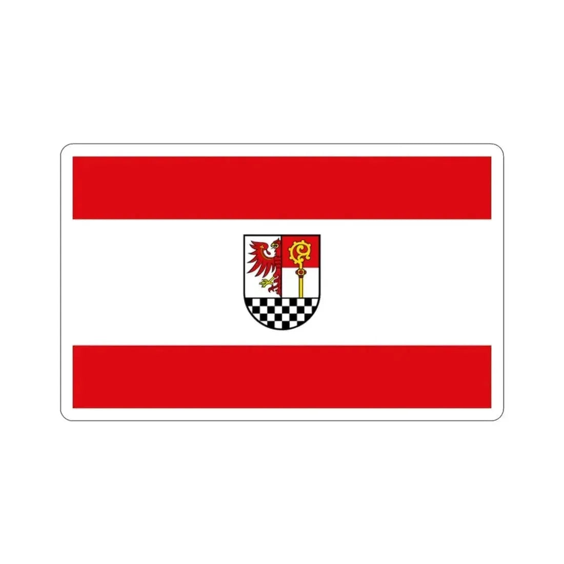 Flag of Teltow Fläming Germany STICKER Vinyl Die-Cut Decal - The Sticker Space