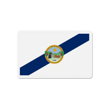 Flag of Temecula California - Refrigerator Magnet 5 Inch - The Sticker Space