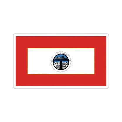 Flag of Tempe Arizona 1971-1987 (United States) STICKER Vinyl Kiss-Cut Decal 2 Inch White - The Sticker Space