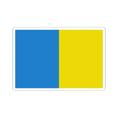Flag of Temse (Belgium) STICKER Vinyl Kiss-Cut Decal 2 Inch White - The Sticker Space
