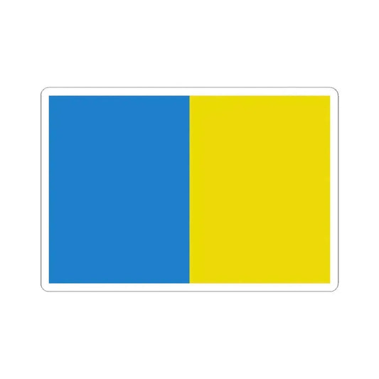 Flag of Temse (Belgium) STICKER Vinyl Kiss-Cut Decal 2 Inch White - The Sticker Space