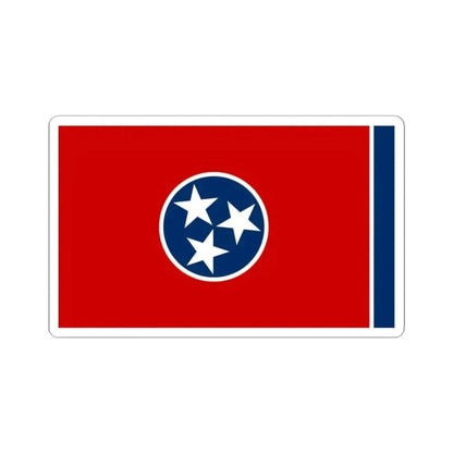 Flag of Tennessee (United States) STICKER Vinyl Kiss-Cut Decal 2 Inch White - The Sticker Space