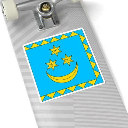 Flag of Terebovlia (Ukraine) STICKER Vinyl Kiss-Cut Decal - The Sticker Space
