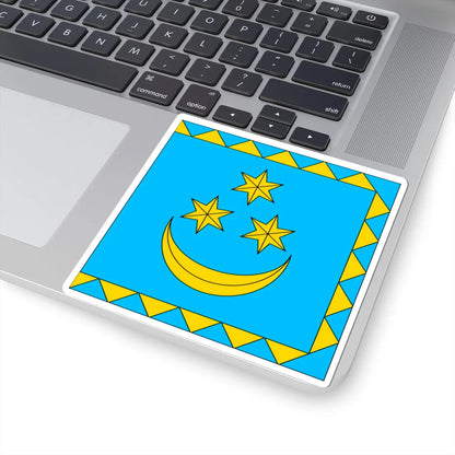 Flag of Terebovlia (Ukraine) STICKER Vinyl Kiss-Cut Decal - The Sticker Space