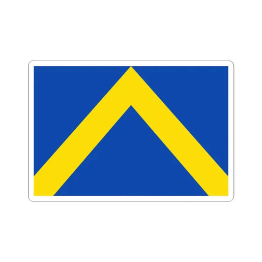 Flag of Ternat (Belgium) STICKER Vinyl Kiss-Cut Decal 2 Inch White - The Sticker Space