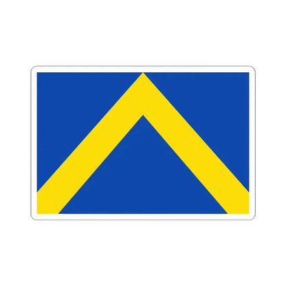 Flag of Ternat (Belgium) STICKER Vinyl Kiss-Cut Decal 4 Inch White - The Sticker Space