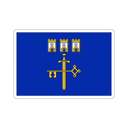 Flag of Ternopil Oblast Ukraine STICKER Vinyl Die-Cut Decal-5 Inch-The Sticker Space