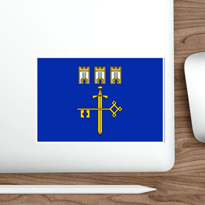 Flag of Ternopil Oblast Ukraine STICKER Vinyl Die-Cut Decal-The Sticker Space