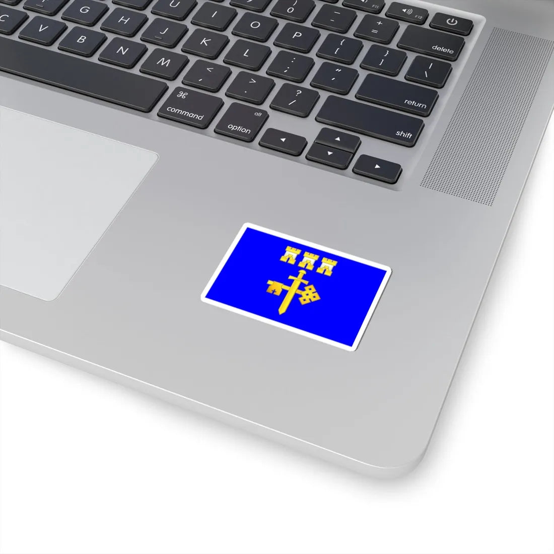 Flag of Ternopil Oblast (Ukraine) STICKER Vinyl Kiss-Cut Decal - The Sticker Space