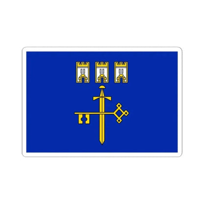 Flag of Ternopil Oblast Ukraine - STICKER Vinyl Kiss-Cut Decal - The Sticker Space