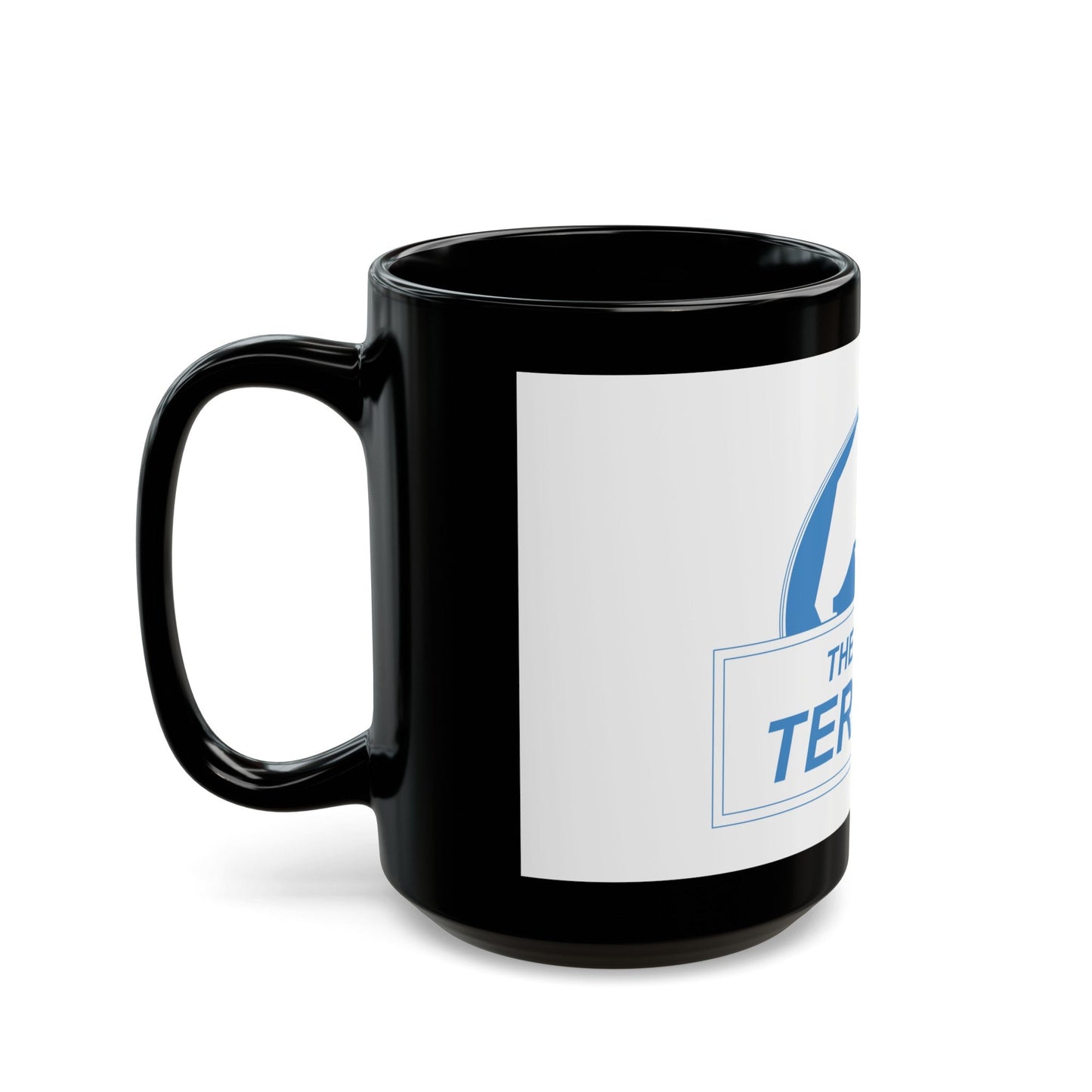 Flag of Terrace British Columbia Canada - Black Coffee Mug-The Sticker Space