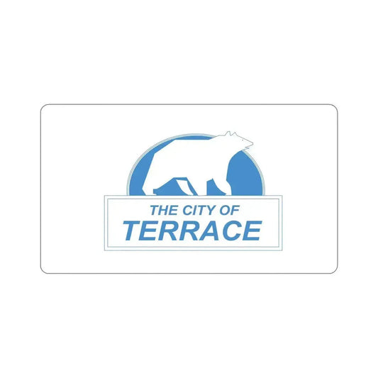 Flag of Terrace British Columbia Canada STICKER Vinyl Die-Cut Decal 6 Inch - The Sticker Space