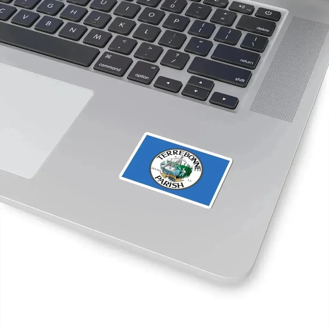 Flag of Terrebonne Parish Louisiana (United States) STICKER Vinyl Kiss-Cut Decal - The Sticker Space
