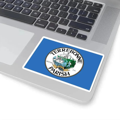 Flag of Terrebonne Parish Louisiana (United States) STICKER Vinyl Kiss-Cut Decal - The Sticker Space