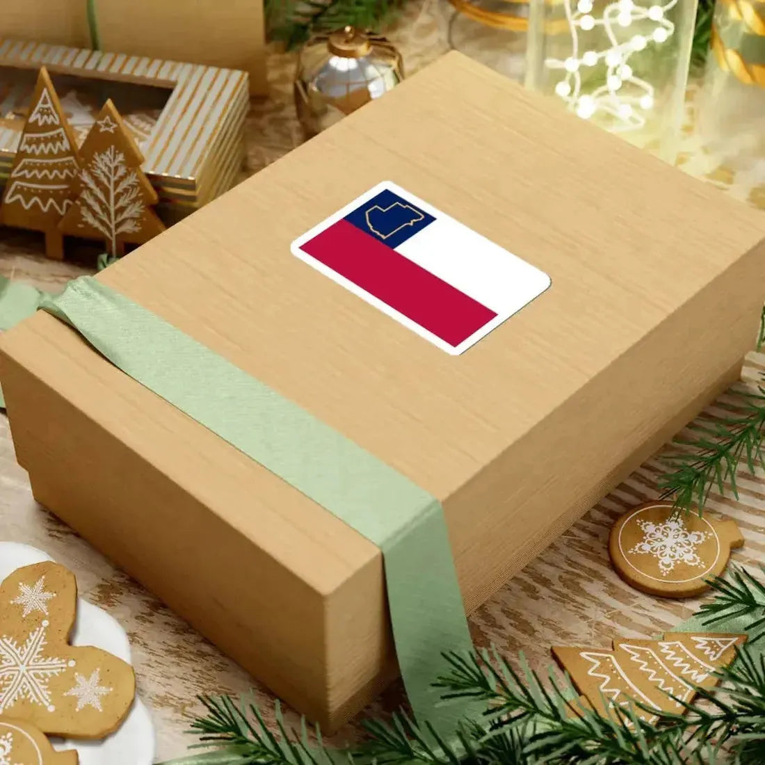 Flag of Terrell County Texas variant (United States) STICKER Vinyl Kiss-Cut Decal - The Sticker Space