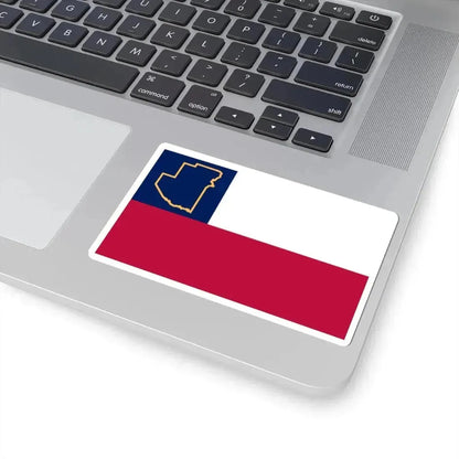 Flag of Terrell County Texas variant (United States) STICKER Vinyl Kiss-Cut Decal - The Sticker Space