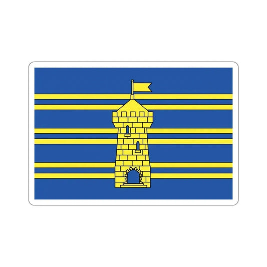 Flag of Territoire de Belfort France 2 STICKER Vinyl Die-Cut Decal 6 Inch - The Sticker Space