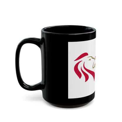 Flag of Territoire de Belfort France - Black Coffee Mug-The Sticker Space