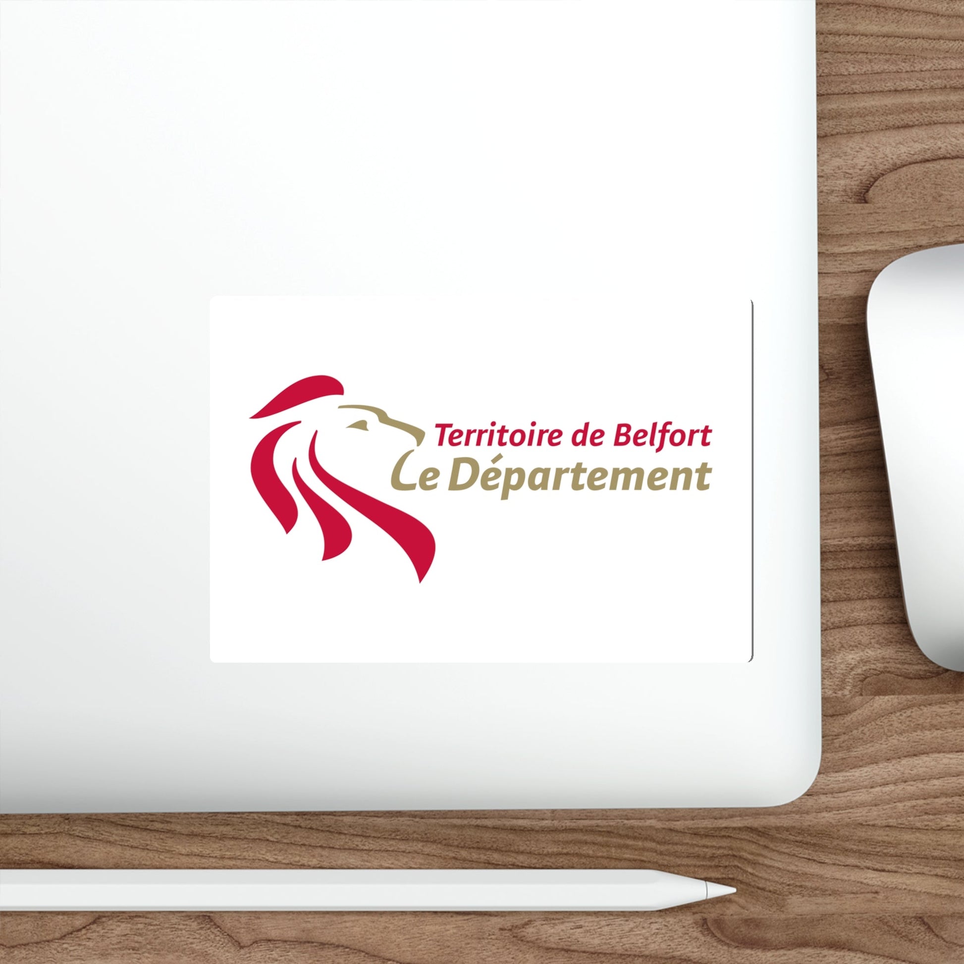 Flag of Territoire de Belfort France STICKER Vinyl Die-Cut Decal-The Sticker Space