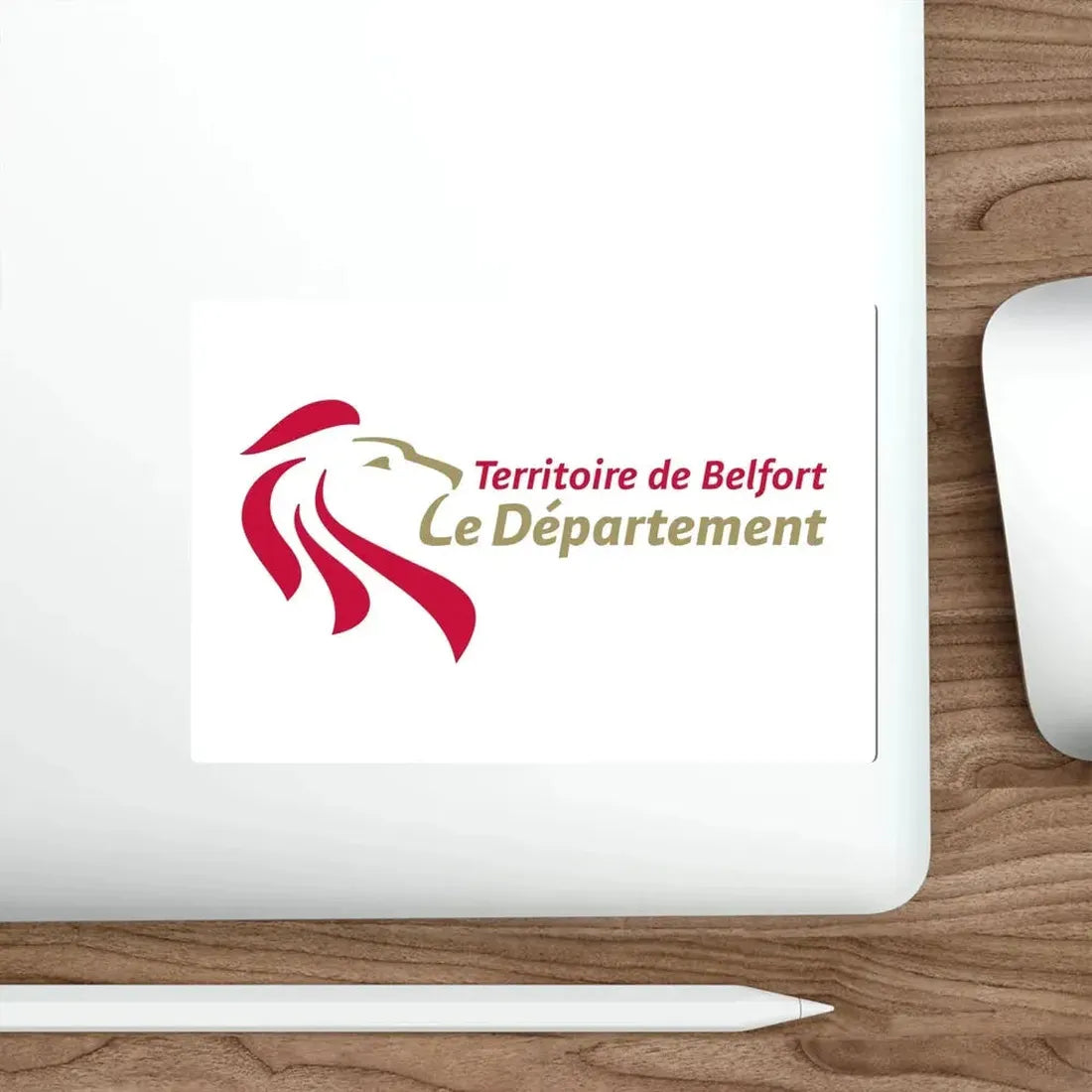 Flag of Territoire de Belfort France STICKER Vinyl Die-Cut Decal - The Sticker Space
