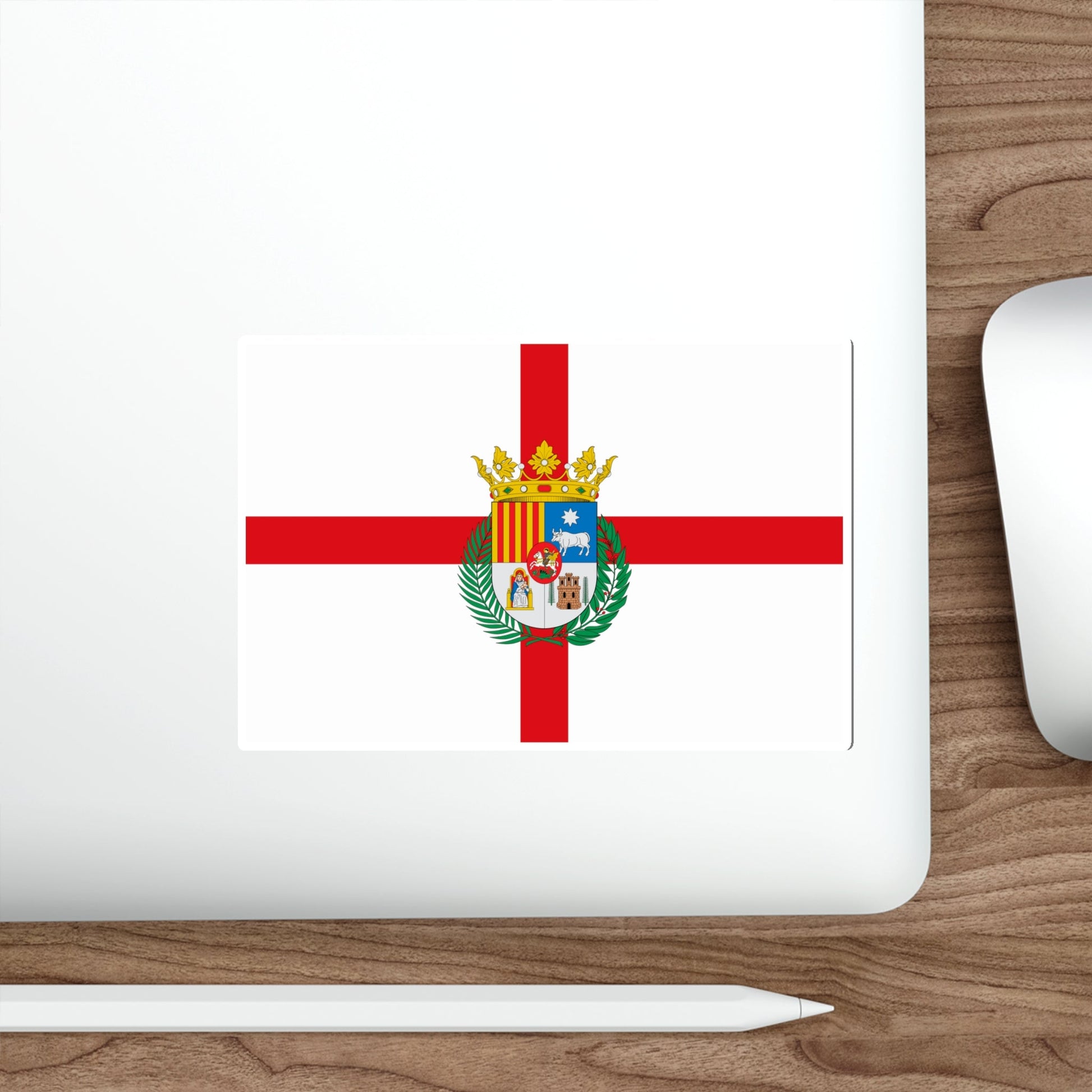 Flag of Teruel Spain STICKER Vinyl Die-Cut Decal-The Sticker Space