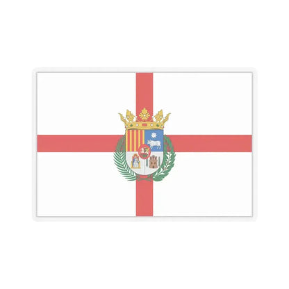 Flag of Teruel Spain - STICKER Vinyl Kiss-Cut Decal 2 Inch Transparent - The Sticker Space