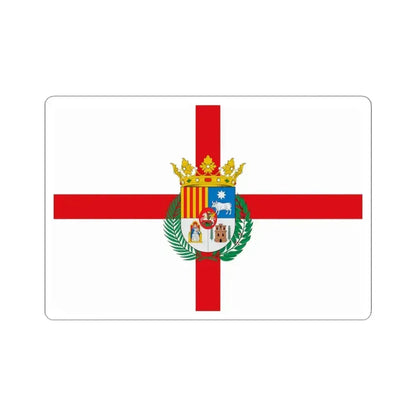 Flag of Teruel Spain - STICKER Vinyl Kiss-Cut Decal 4 Inch White - The Sticker Space