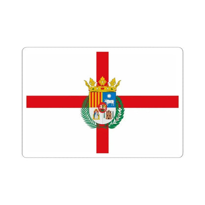 Flag of Teruel Spain - STICKER Vinyl Kiss-Cut Decal 6 Inch White - The Sticker Space