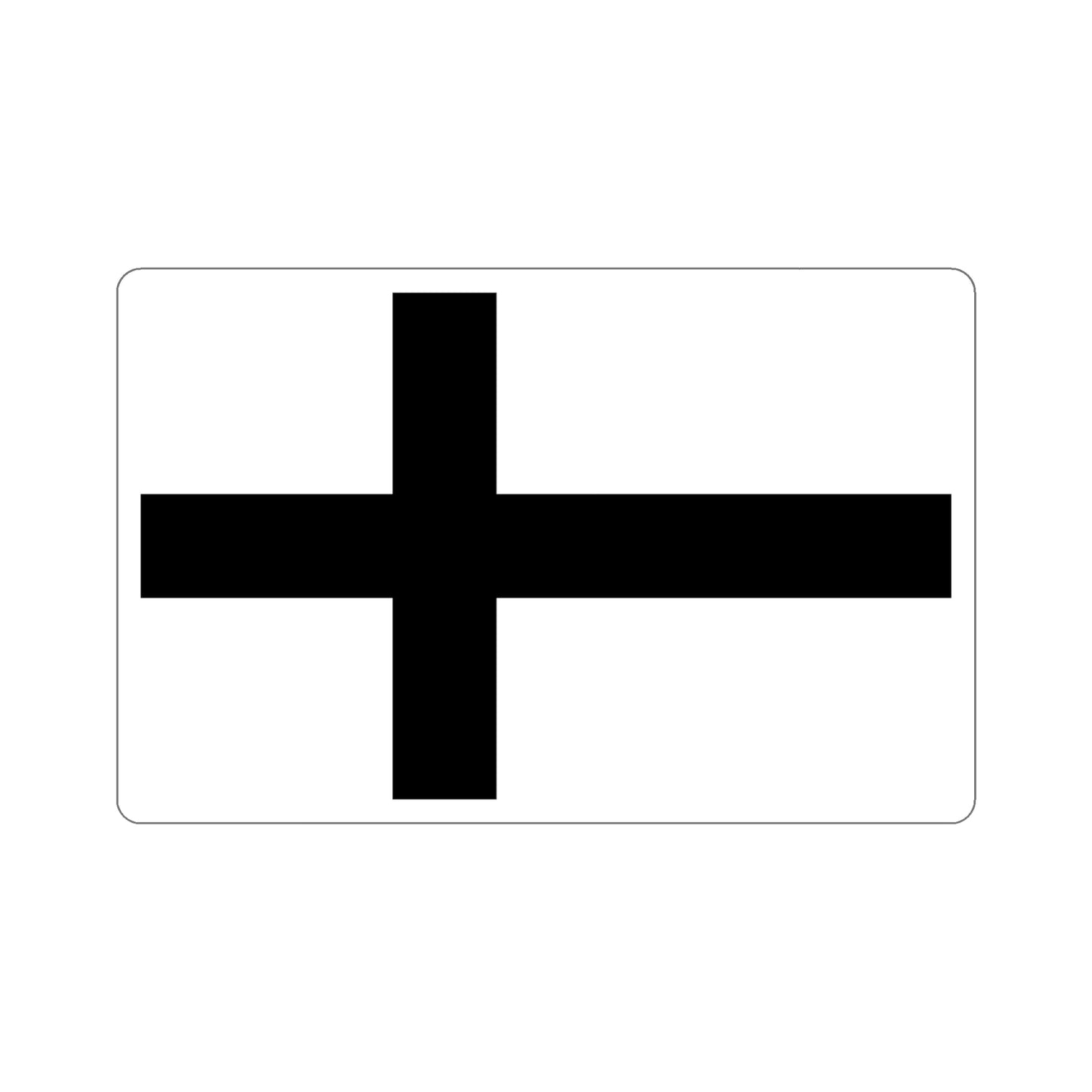 Flag of Teutonic Order State Germany STICKER Vinyl Die-Cut Decal-4 Inch-The Sticker Space