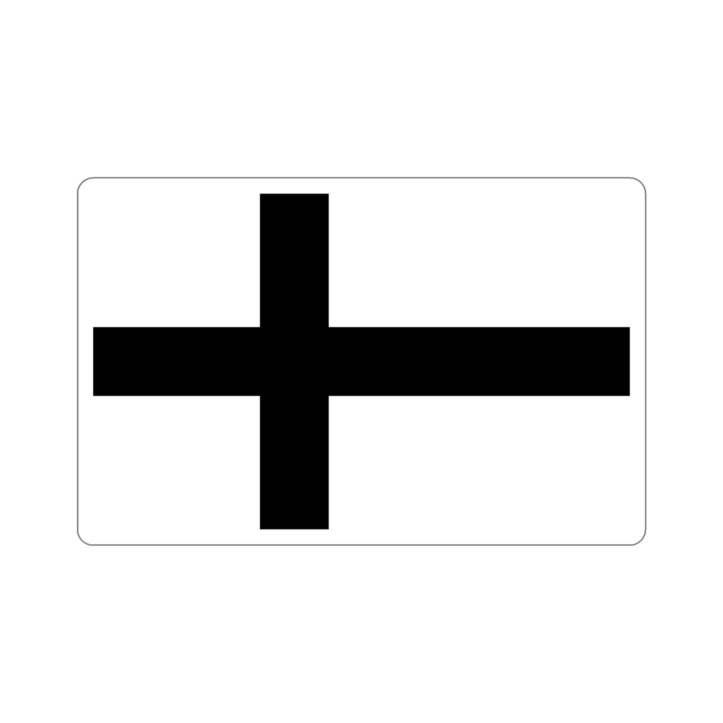 Flag of Teutonic Order State Germany STICKER Vinyl Die-Cut Decal-5 Inch-The Sticker Space